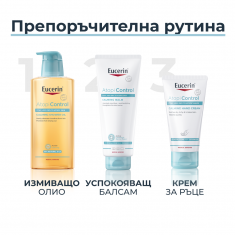 Eucerin AtopiControl Крем за ръце 75 ml х2 броя