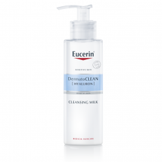 Eucerin DermatoClean Почистващо мляко с хиалурон 200 ml