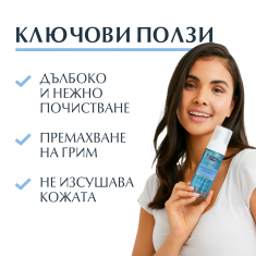 Eucerin DermatoClean Мицеларна пяна с хиалурон 150 ml