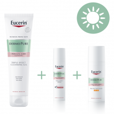 Eucerin® DERMOPURE Трио за петна от акне