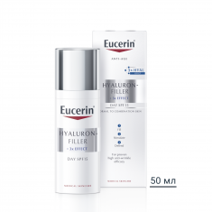 Eucerin Hyaluron-Filler Дневен Крем за нормална до комбинирана кожа SPF15 50 ml