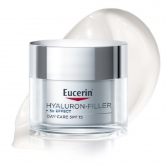 Eucerin Hyaluron-Filler Дневен крем против бръчки за суха кожа SPF15 50 ml