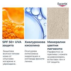 Eucerin Hydro Protect SPF50+ Слънцезащитен ултралек флуид за лице - Светъл 50 ml