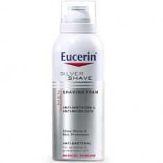 Eucerin Men Силвър Шейв Пяна за бръснене за чувствителна кожа 150 ml