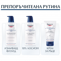 Eucerin UreaRepair PLUS Лосион за тяло 10% UREA 400 ml + Крем за ръце 5% UREA 75 ml