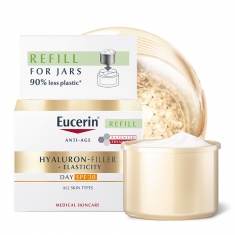 Eucerin®Hyaluron-Filler+Elasticity Дневен крем за всеки тип кожа SPF30 Пълнител 50 ml