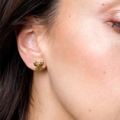 FARMA BIJOUX Обеци с ленти 10 mm