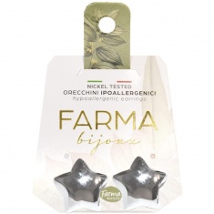 FARMA BIJOUX Обеци заоблени звезди 20 mm