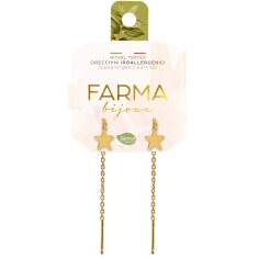 FARMA BIJOUX Обеци звезди 80 mm