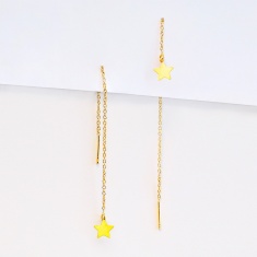 FARMA BIJOUX Обеци звезди 80 mm