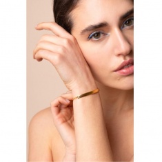 FARMA BIJOUX Полутвърда златна гривна 16/19 cm