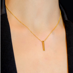 FARMA BIJOUX Златно колие с висулка 40/42 cm