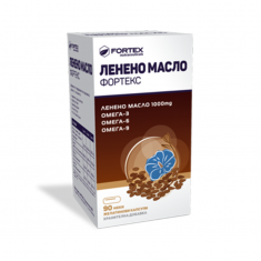 Fortex Ленено масло 1000мг х90 капсули - Fortex