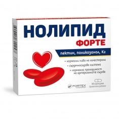 Fortex Нолипид Форте за нормални нива на холестерола 20мг х30 таблетки - Fortex