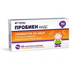 Fortex Пробиен Кидс Синбиотик (Пробиотик + Пребиотик) за деца x20 таблетки за дъвчене