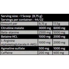 Gold Line / Maryland Muscle Machine / Pre-Workout Sample / 0.017 kg.