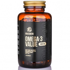 GRASSBERG Omega-3 Value 1000mg - Омега | 120 sgels