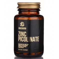 GRASSBERG Zinc Picolinate 15mg - High Absorbtion / 60 Caps
