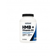 Грижа за костите, ставите и мускулите - HMB + Витамин D3, 240 капсули