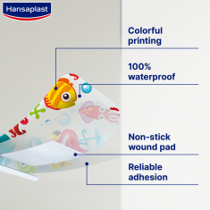 Hansaplast Aqua Protect Детски пластири x20 броя