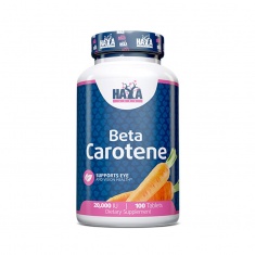 Haya Labs Бета-каротин 20,000 IU х100 таблетки