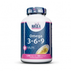 Haya Labs Омега 3-6-9 - 1000 мг х100 капсули