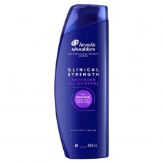 Head & Shoulders Clinical Strength Advanced Oil Control Шампоан за упорит пърхот и себореен дерматит 400 ml
