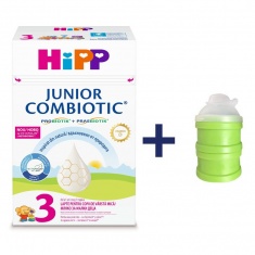 Hipp 2097 JUNIOR Combiotic 3 Mляко за малки деца 500 g + контейнер за мляко