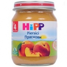 Hipp 4202 Био Пюре от праскови 125 гр.