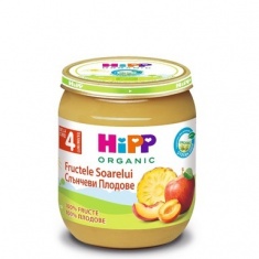 Hipp 4224 Био пюре от слънчеви плодове 125 гр