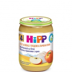 Hipp 4703 Био Зърнена каша оризово-плодова 190 гр.
