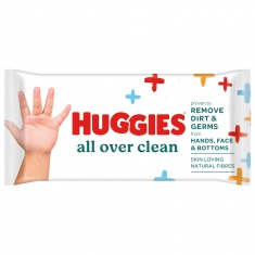 Huggies AllOverClean Влажни Кърпи х56 броя
