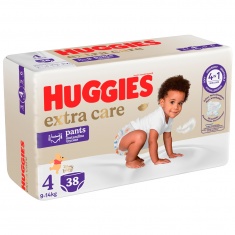 Huggies ExtraCare Гащи 4 (9-14кг) х38 броя