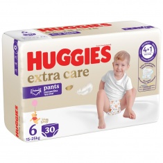 Huggies ExtraCare Гащи 6 (15-25кг) х30 броя