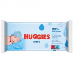 Huggies Pure Влажни Кърпи х56 броя