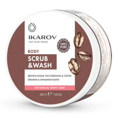 Ikarov Измивен скраб за тяло с кафе 200 ml