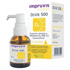 Impruvis D3Vit маслена суспензия с Витамин D3 с капкомер 500 IU 20 ml
