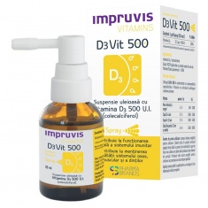 Impruvis D3Vit маслена суспензия с Витамин D3 спрей 500 IU 20 ml