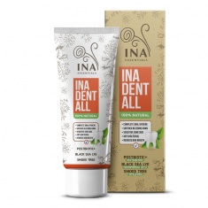 Ina Essentials Ina Dent-All Натурална паста за зъби с Поморийска луга и постбиотик 75 ml