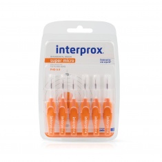 DENTAID Интердентални четки за зъби INTERPROX 4G supermicro NEW 0.9 mm х6 броя