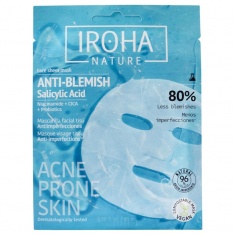 IROHA Nature Лист-маска за проблемна кожа със салицилова киселина х1 брой