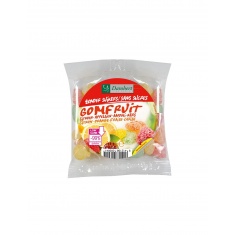 Желирани бонбони с плодов вкус (без захар),100 g