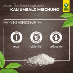 КАЛИЕВА СОЛ Микс / POTASSIUM SALT Mixture – Raab Vitalfood (1000 гр)