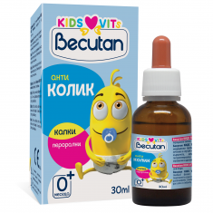 Kids Vits Бекутан 0+ Анти-колик Перорални капки 30 ml