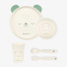KikkaBoo Сет за хранене Bear with me Mint