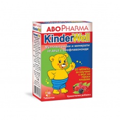 KinderWell Мултивитамини и минерали за деца х30 таблетки за смучене
