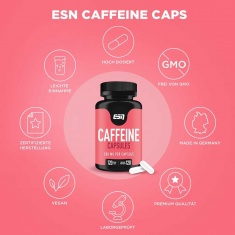 КОФЕИН / CAFFEINE – ESN (120 капс)