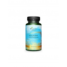 Коса и кожа - Аминокиселини + Хиалуронова киселина Vollagen, 120 капсули Vegavero