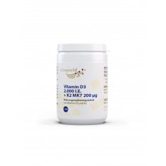 Костна система - Витамин D3 50 µg + K7 200 µg, 120 таблетки