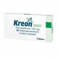Креон 10000E 150 mg x20 капсули